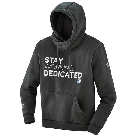 Bluza dresowa 80482 rozmiar M czarna/błękitna