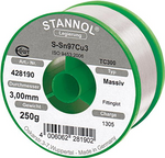 Lut do zlaczek rurowych 428190 250g Ø3mm Stannol