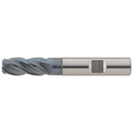 Frez do obróbki wysokowydajnej, pełnowęglikowy, TiALN,chwyt,HB 4-ostrz. 8/promień 1mm FORMAT GT