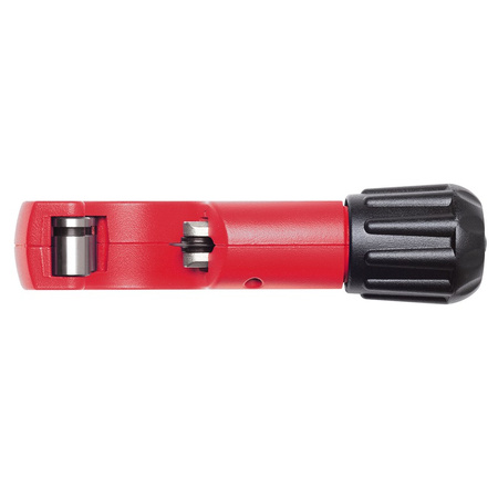 Obcinak do rur miedzianych Ø 3-35 mm teleskopową prowadnicą i 4 rolkami podporowymi, GEDORE RED, R93600035