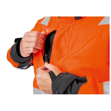 Kurtka zimowa ALNA ostrzegawczy pomarańcz/heban rozmiar XL Helly Hansen