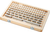 Zest.plytek wzorcowych, stal,klas.toler.2, 103-cz. FORTIS