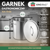 Garnek gastronomiczny ze stali nierdzewnej Ø40 cm, pojemność 50 l KINGHoff