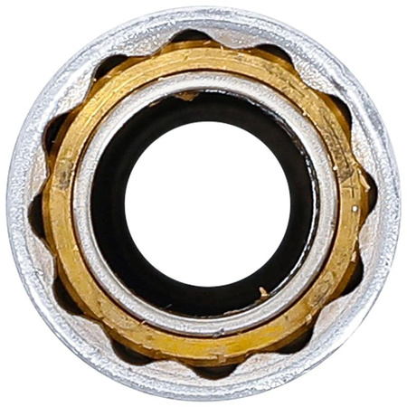Długa nasadka do świec zapłonowych z magnesem 14 mm, napęd dwunastokątny 10 mm (3/8"), BGS 2446