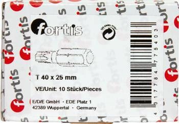 Bity 1/4'' DIN3126 TORX T40 x 25mm 10szt FORTIS