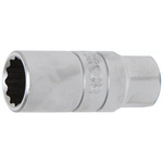 Nasadka do świec zapłonowych 18 mm z uchwytem gumowym, napęd dwunastokątny 10 mm (3/8"), BGS 2387