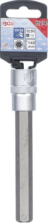 Nasadka 12,5 mm (1/2") z bitem imbus 14 mm, długość 140 mm, BGS 4274