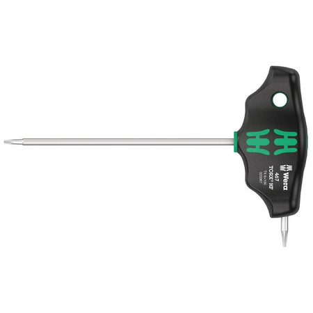 Wkrętak TORX® TX8 3,5x100 mm z rękojeścią poprzeczną z funkcją przytrzymywania 467 HF Wera