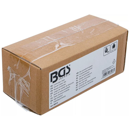 Zestaw 4 kół skrętnych do wózka wózek do walizki systemowej, BGS 80015