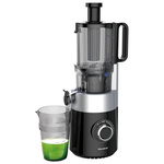 Wyciskarka wolnoobrotowa do owoców i warzyw, pionowa, czarna, 180 W, Klausberg