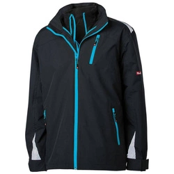 Kurtka 3w1 wodoodporna wiatroszczelna robocza XXL czarny/turkusowy FORTIS