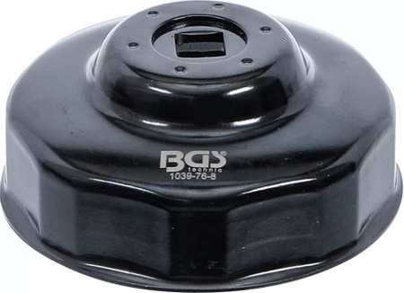 Klucz do filtra oleju 8-kątny Ø 76 mm do Fiat, Lancia, BGS 1039-76-8