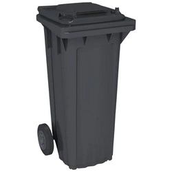 Pojemnik kosz na śmieci odpady WAVE 80L czarny