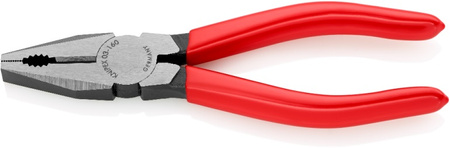 Szczypce uniwersalne z rękojeściami powlekanymi tworzywem sztucznym160 mm KNIPEX 03 01 160