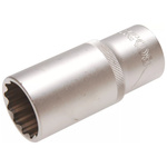 Nasadka klucza do wtryskiwaczy silnika diesla 27 mm; napęd 12,5 mm (1/2"), BGS 2539