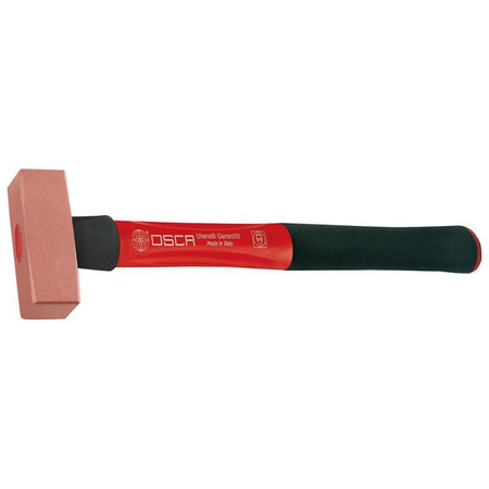 Młotek miedziany 2000 g z trzonkiem 3K OSCA
