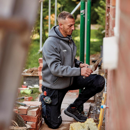 Bluza z kapturem ciemno szara Trade Air-Layer, Rozmiar S, Scruffs T55116