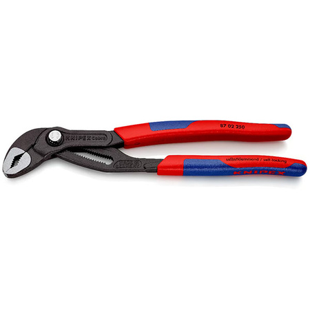 KNIPEX Cobra® szzczypce nastawne do rur z rękojeściami wielokomponentowymi 250 mm KNIPEX 87 02 250