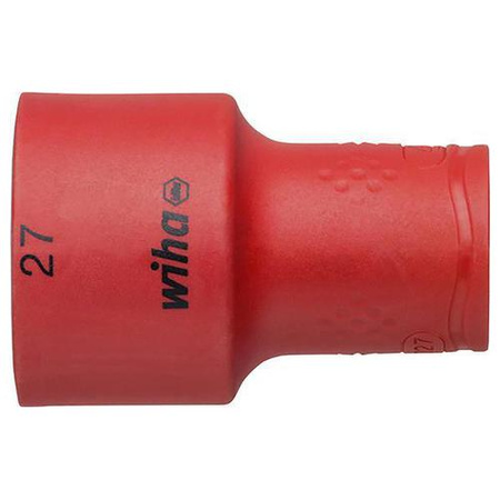 Końcówka wymienna klucza nasadowego 6-kątna 1/2" 27mm VDE Wiha