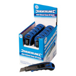 Nóż łamany auto-ładowany - 18mm, opakowanie zbiorcze 10 szt., 10 szt., Silverline 633575