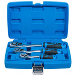 Zestaw grzechotek przełączalnych z drobnym uzębieniem 6,3 mm (1/4"), 10 mm (3/8"), 12,5 mm (1/2") 3 szt, BGS 621