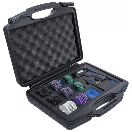 Zestaw tarcz szczotkowych na sprężone powietrze 17 szt., BGS 3328