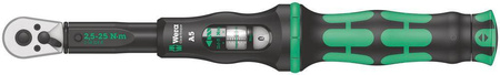 Klucz dynamometryczny Click-Torque A5 z grzechotką dwukierunkową 1/4", 2,5-25 Nm Wera