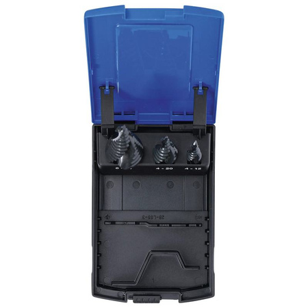 Zestaw wierteł stopniowych Ø 4-30 mm 3 szt., BGS 1945