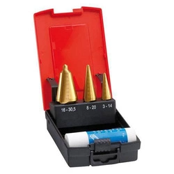 Zestaw wierteł do blach HSS TiN 3-30,5mm FORMAT