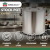 Garnek gastronomiczny ze stali nierdzewnej Ø45 cm, pojemność 71 l KINGHoff