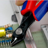 Precyzyjne szczypce Electronic Super Knips z ostrzami hartowanymi indukcyjnie z rękojeściami wielokomponentowymi 125 mm KNIPEX 78 61 125