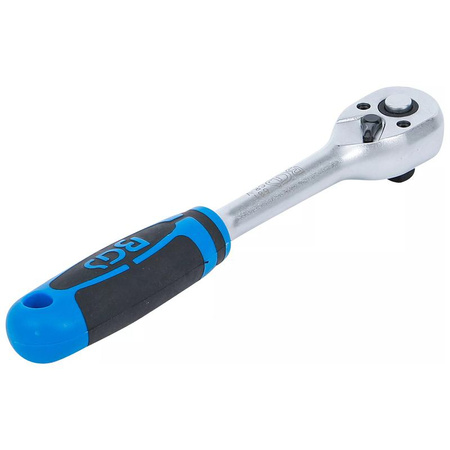 Grzechotka dwustronna z drobnym uzębieniem 10 mm (3/8"), wersja prosta, BGS 681