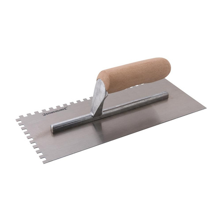 Paca zębata z drewnianą rączką, 280  120mm - 6 mm zęby, Silverline CB59