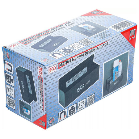 Magnetyczna półka na spray’e 210 mm, BGS 67167