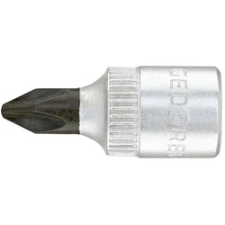 Nasadka wktętakowa 1/4" PH2x28mm GEDORE