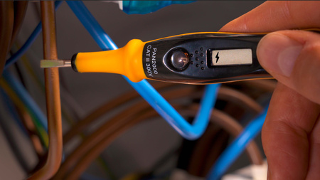 Próbnik napięcia z wyświetlaczem LCD 1-biegunowy 12–230 V AC, 12–36 V DC PAN 2000 PANCONTROL