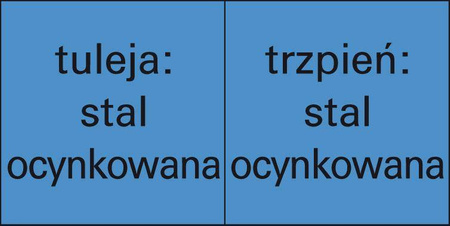 Nit jednostronnie zamyk, stal/stal,łeb płas.-okr. 4x13mm GESIPA