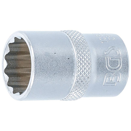 Dwunastokątna nasadka 17 mm; napęd 12,5 mm (1/2"), BGS 10637