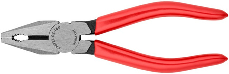 Szczypce uniwersalne z rękojeściami powlekanymi tworzywem sztucznym160 mm KNIPEX 03 01 160