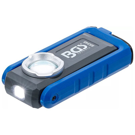 Lampa warsztatowa COB LED z magnesem i hakiem składana z funkcją ładowania indukcyjnego, BGS 85348