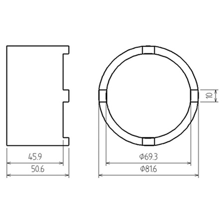 Klucz blokujący do kół pasowych wału korbowego dla VW, Seat 1.6 L, BGS 66701