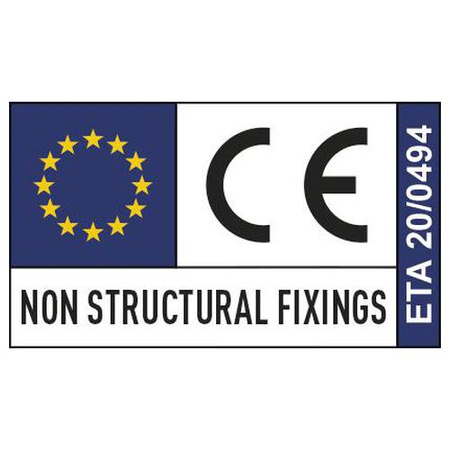 Kotwa 12 x 110mm do bezpośredniego mocowania do betonu TFE Ocynkowane INDEX 25 szt.