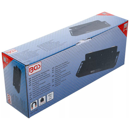 Magnetyczna taca na narzędzia z bocznym uchwytem na wkrętak, BGS 67185