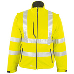 Kurtka ostrzegawcza softshell rozmiar L neonowy żółty
