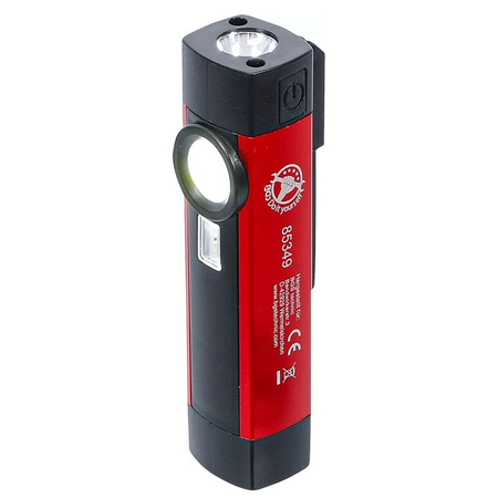 Lampa ręczna COB-LED / UV aluminiowa 1 W, BGS Diy 85349