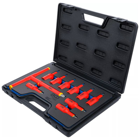 Zestaw 10 nasadek z bitem VDE, profil T (Torx) T20-T55, napęd 12,5 mm (1/2"), BGS 7131