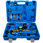 Zestaw narzędzi do testowania ciśnienia i napełniania układu chłodzenia 13 szt., BGS 74405