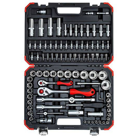 Zestaw kluczy nasadowych 1/4"+1/2" 94-częściowy GEDORE RED