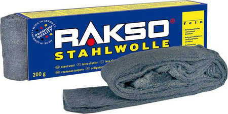 Wełna stalowa gr. 3 do polerowania 200g RAKSO