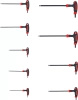 Zestaw 9 wkrętaków bocznym grotem Torx z otworem T10 - T50, BGS Diy 7880